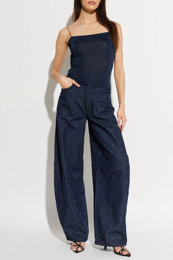 Jacquemus NAVY BLUE Top with straps 2