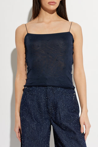 Jacquemus NAVY BLUE Top with straps 3