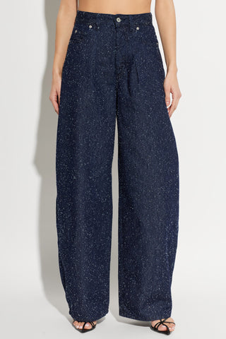 Jacquemus NAVY BLUE Jeans with vintage effect 3