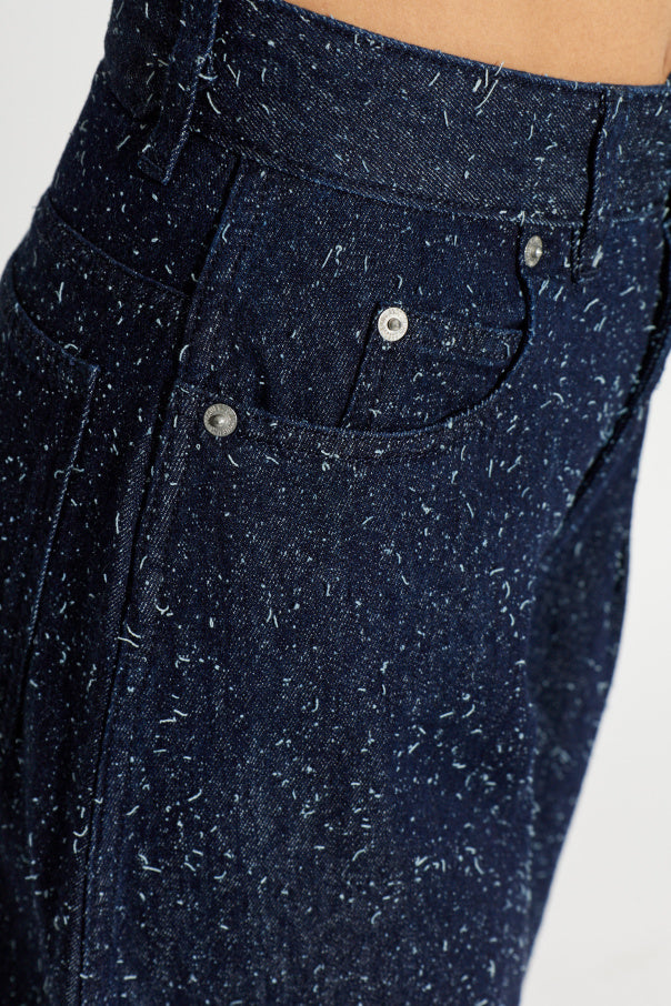 Jacquemus NAVY BLUE Jeans with vintage effect 5