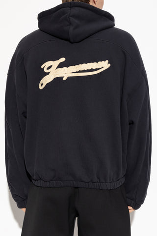 Jacquemus BLACK Hoodie 'Torneo' 4
