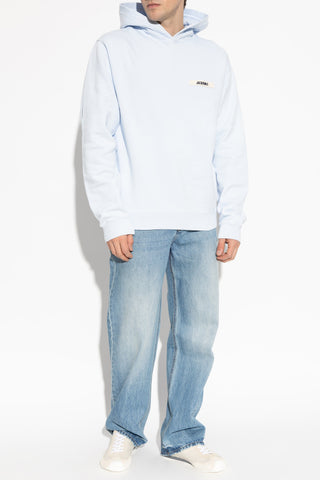 Jacquemus light blue Hoodie 'Gros' 2