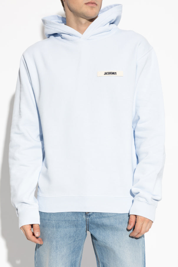 Jacquemus light blue Hoodie 'Gros' 3