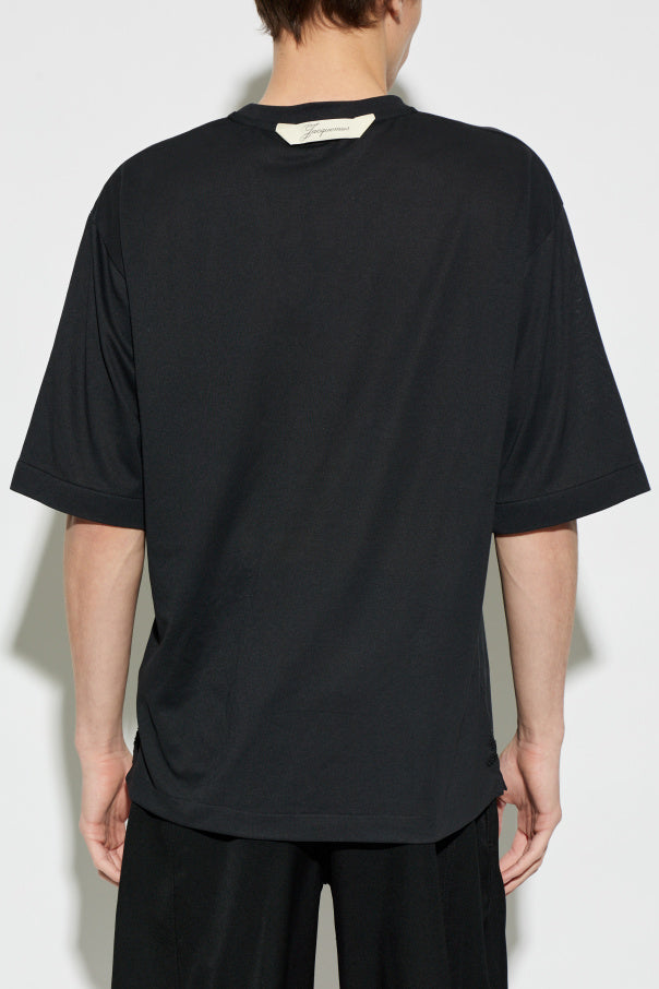 Jacquemus BLACK T-Shirt 'Rond Carre' 4