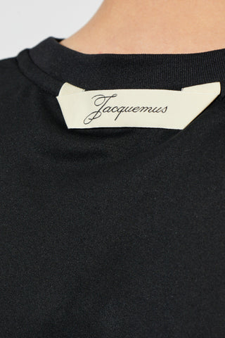 Jacquemus BLACK T-Shirt 'Rond Carre' 5