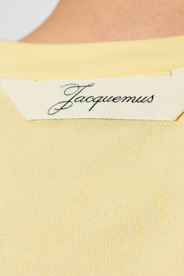 Jacquemus YELLOW T-shirt "Rond Carre" 5
