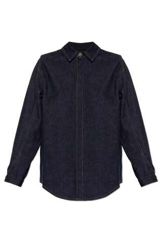 Jacquemus NAVY BLUE Denim shirt `Amelo` 1