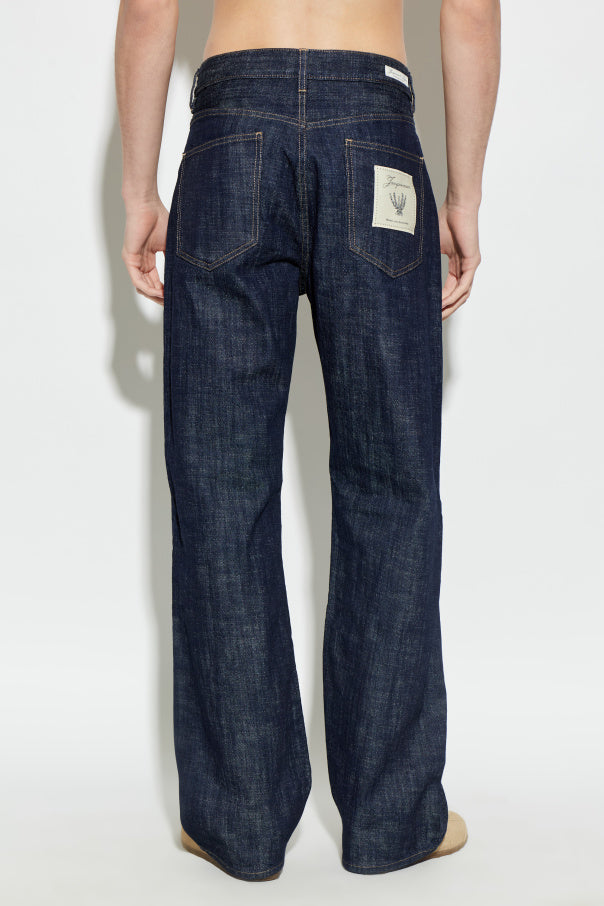 Jacquemus NAVY BLUE Jeans "Droit" 4