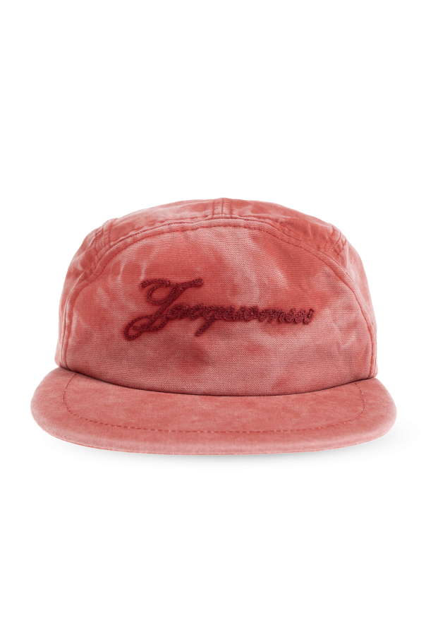 Jacquemus RED 'Gardian' baseball cap 1