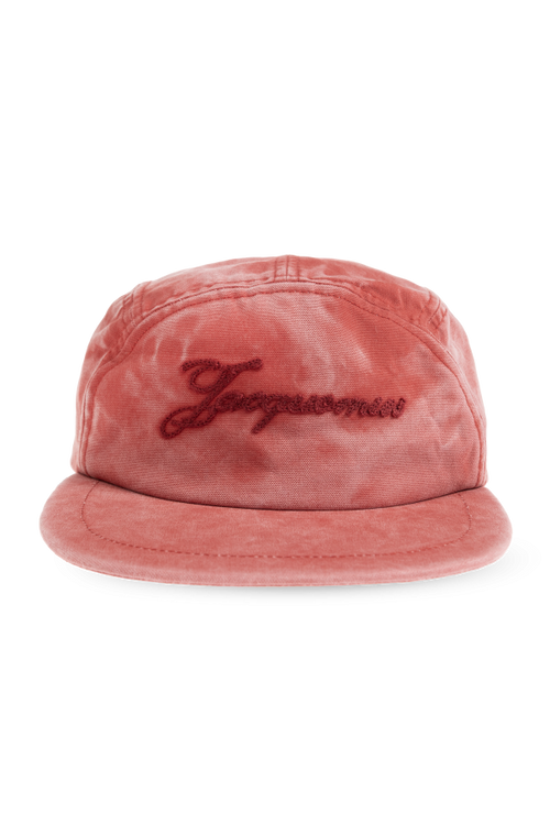 Jacquemus RED 'Gardian' baseball cap 1