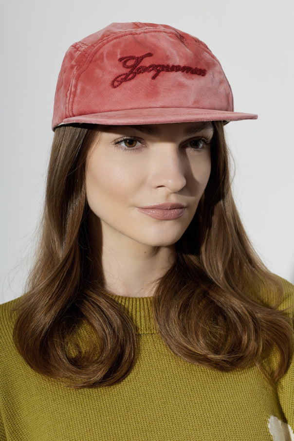 Jacquemus RED 'Gardian' baseball cap 2