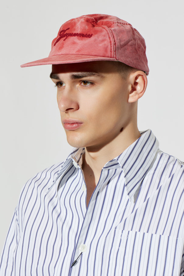 Jacquemus RED 'Gardian' baseball cap 3
