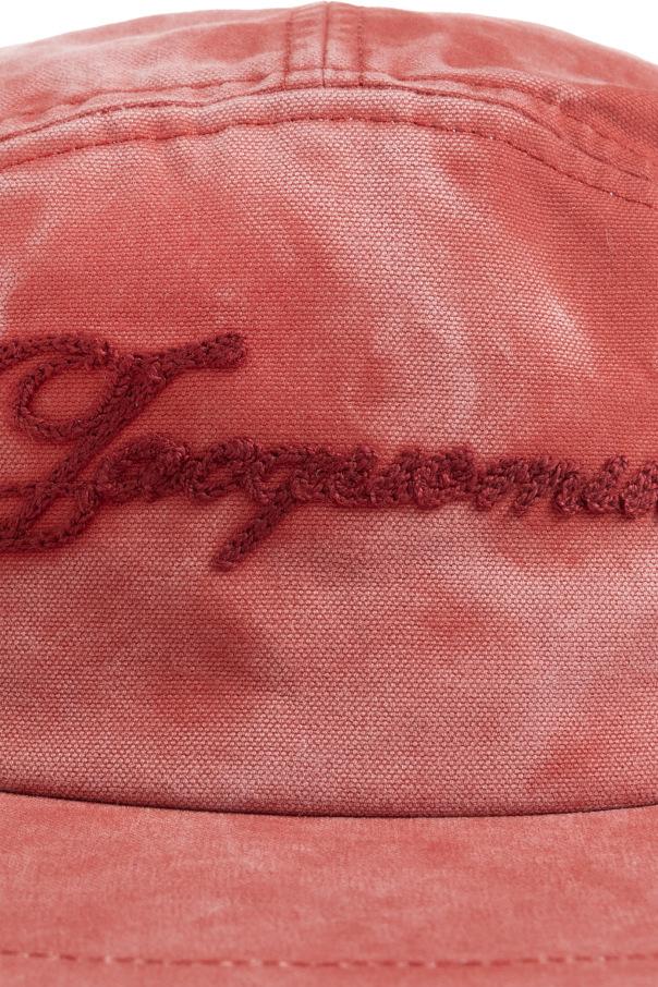 Jacquemus RED 'Gardian' baseball cap 5
