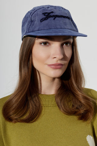 Jacquemus BLUE "Gardian" baseball cap 2