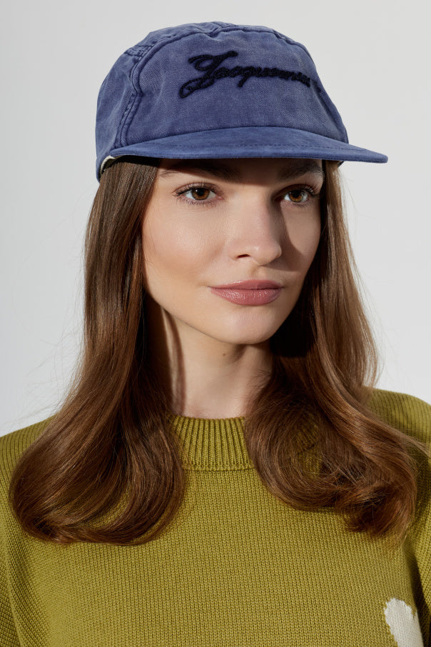 Jacquemus BLUE "Gardian" baseball cap 2