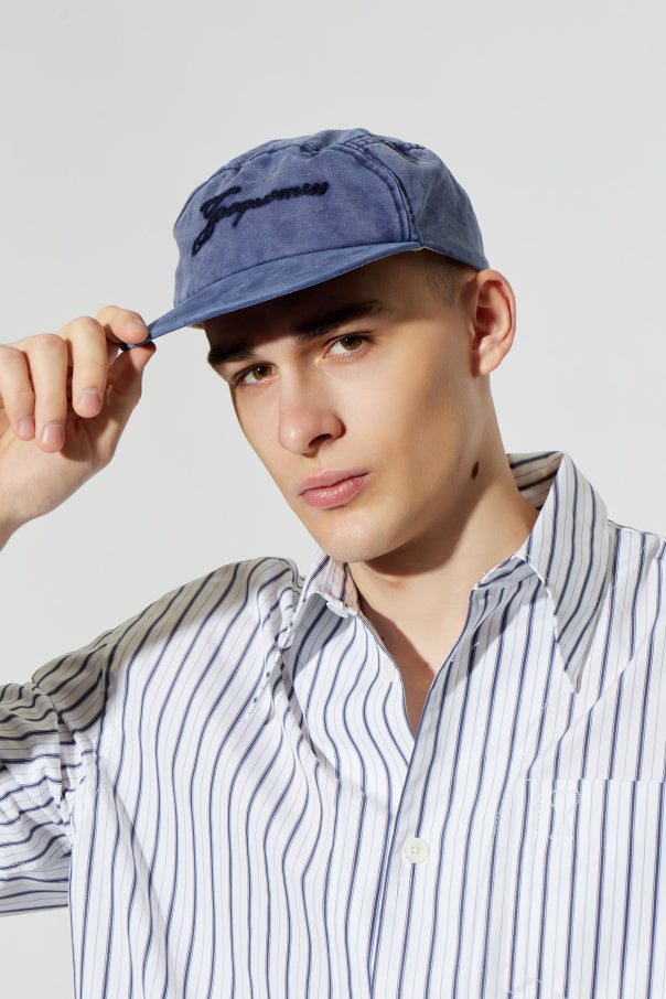 Jacquemus BLUE "Gardian" baseball cap 3