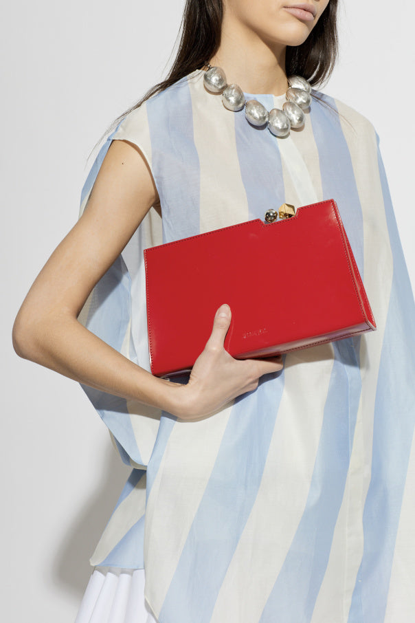 Jacquemus RED Clutch bag `Le Salon` 2