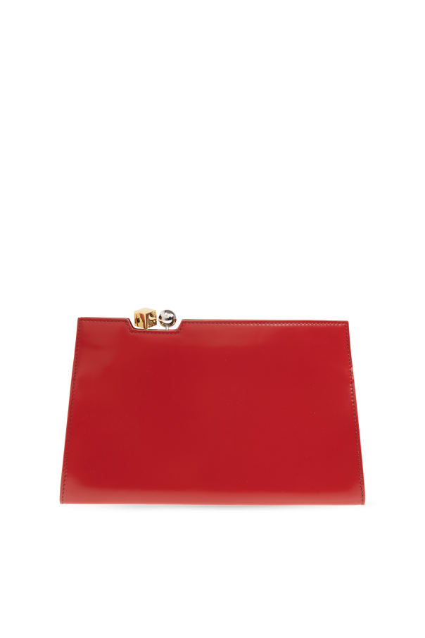 Jacquemus RED Clutch bag `Le Salon` 3