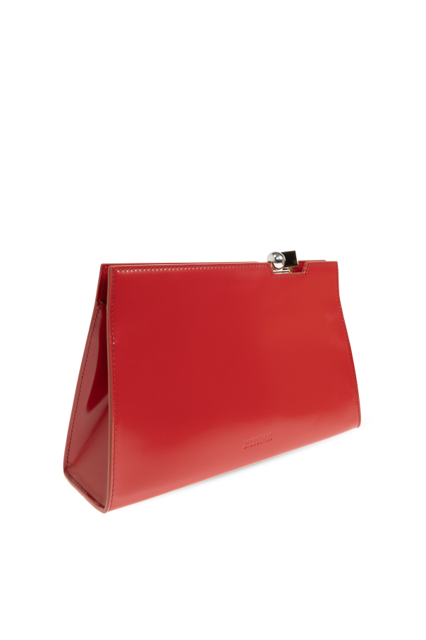 Jacquemus RED Clutch bag `Le Salon` 4