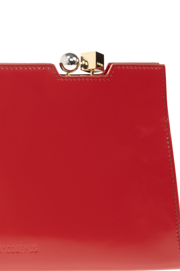 Jacquemus RED Clutch bag `Le Salon` 6