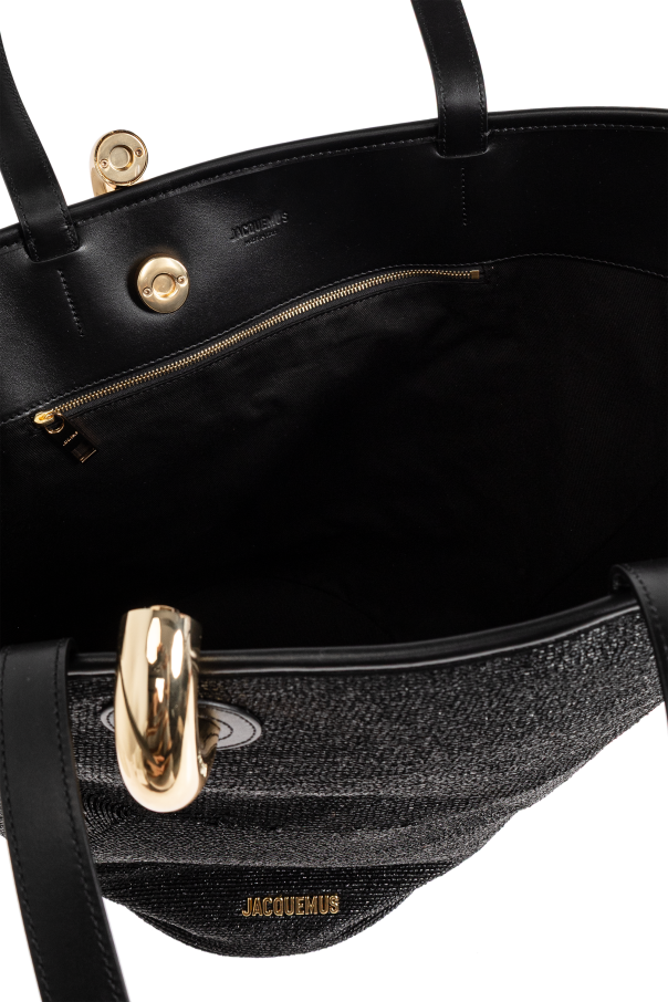 Jacquemus BLACK Shopper bag "Le Bambola" 5