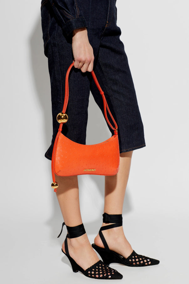 Jacquemus ORANGE Shoulder bag `Le Bisou Perle` 2