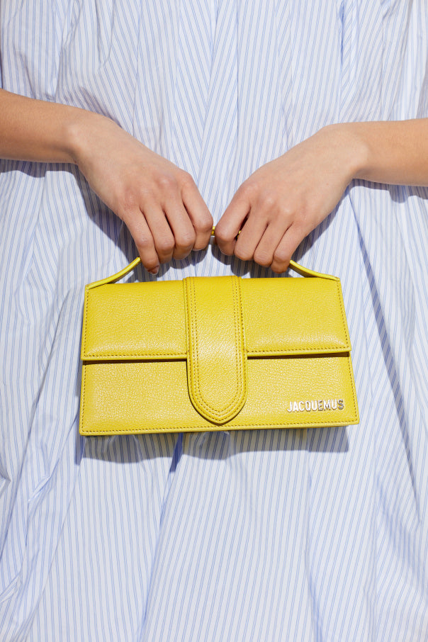 Jacquemus YELLOW Handbag `Le Grand Bambino` 2