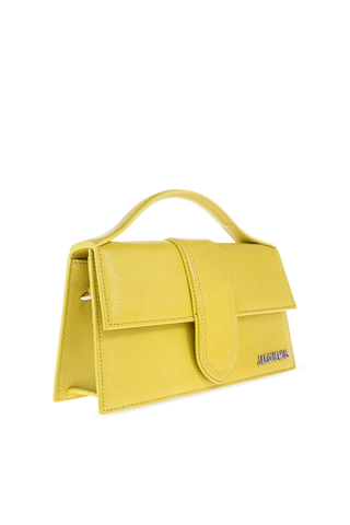 Jacquemus YELLOW Handbag `Le Grand Bambino` 4