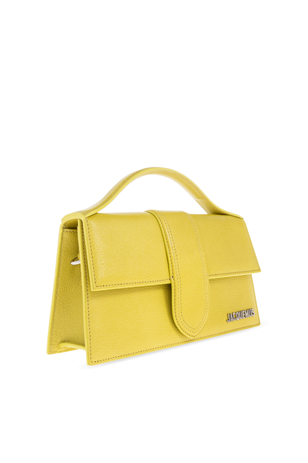 Jacquemus YELLOW Handbag `Le Grand Bambino` 4