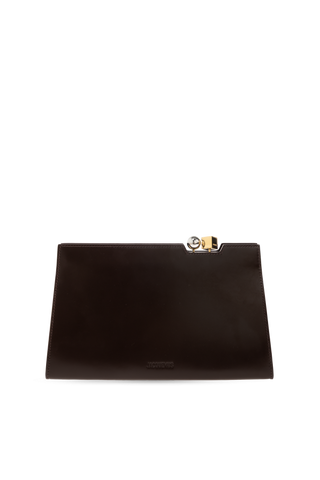 Jacquemus BROWN Clutch `Le Salon` 1