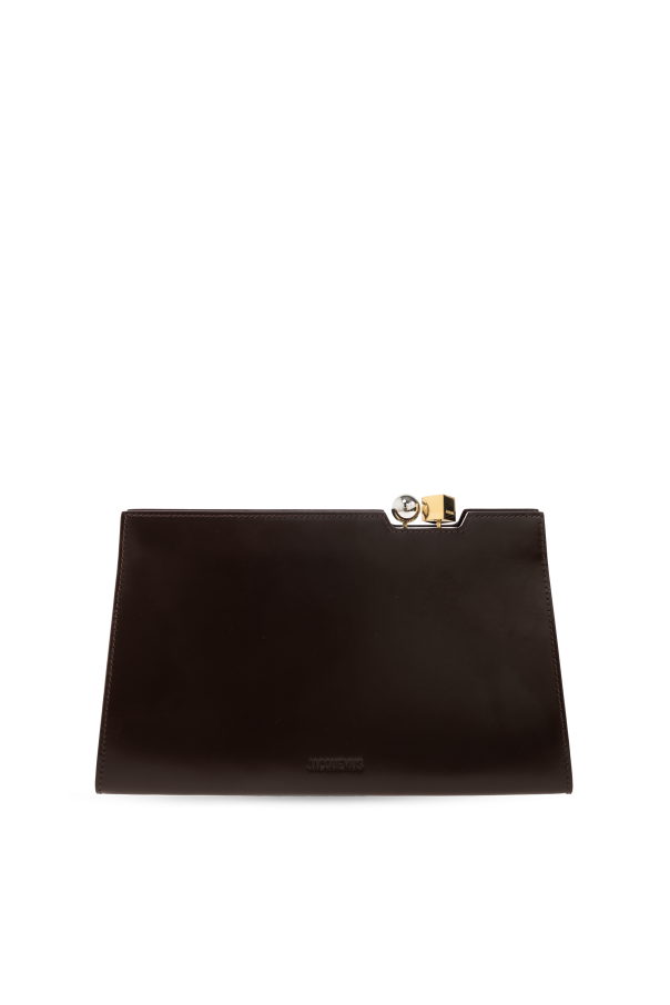 Jacquemus BROWN Clutch `Le Salon` 1
