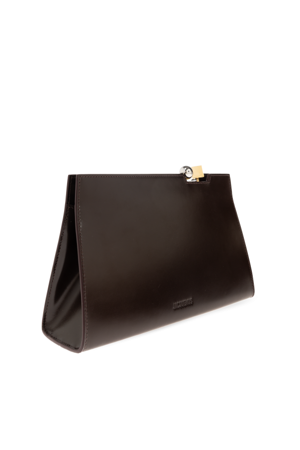 Jacquemus BROWN Clutch `Le Salon` 4