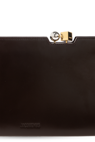 Jacquemus BROWN Clutch `Le Salon` 6