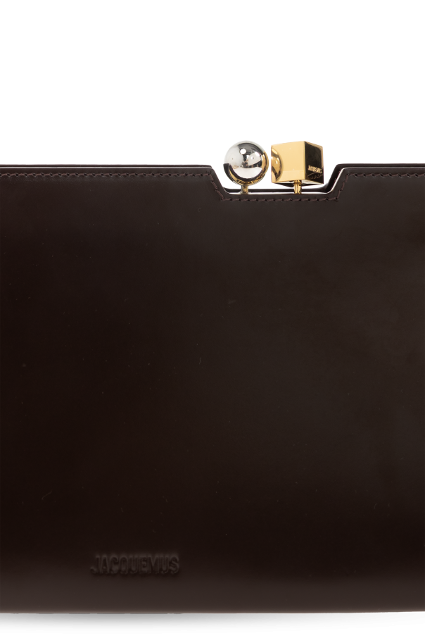 Jacquemus BROWN Clutch `Le Salon` 6