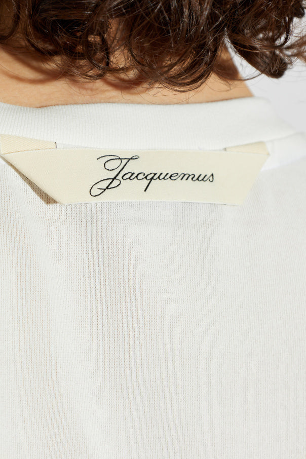 Jacquemus WHITE Crew neck T-shirt 5
