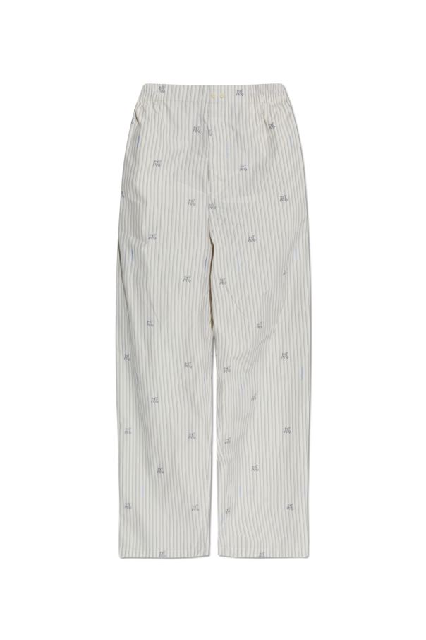 Jacquemus GREY Cotton trousers 1