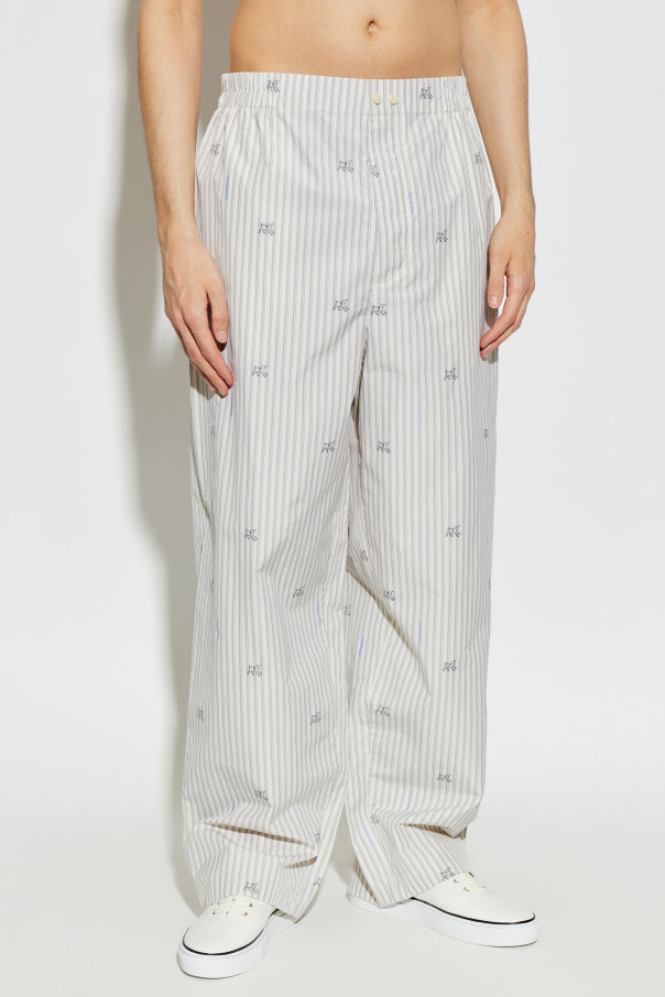 Jacquemus GREY Cotton trousers 3
