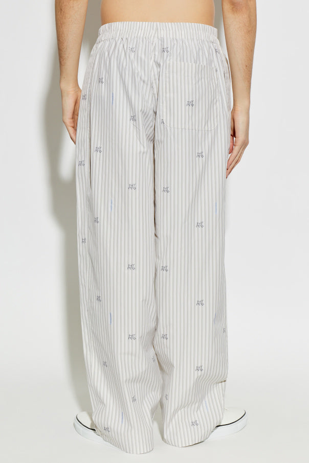 Jacquemus GREY Cotton trousers 4