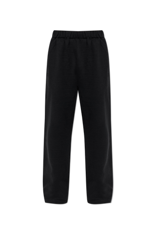 Jacquemus BLACK Sweatpants with embroidered logo 1