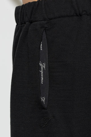 Jacquemus BLACK Sweatpants with embroidered logo 5