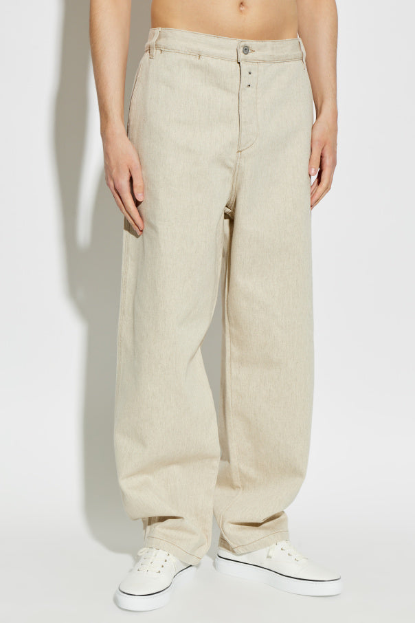 Jacquemus cream "Paysan" trousers 3