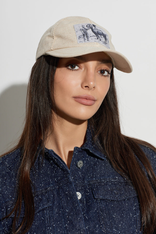 Jacquemus cream Baseball cap 2
