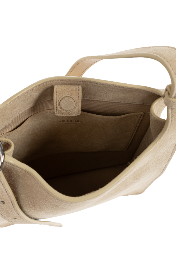 Jacquemus beige Shoulder bag `Tablier Small` 5