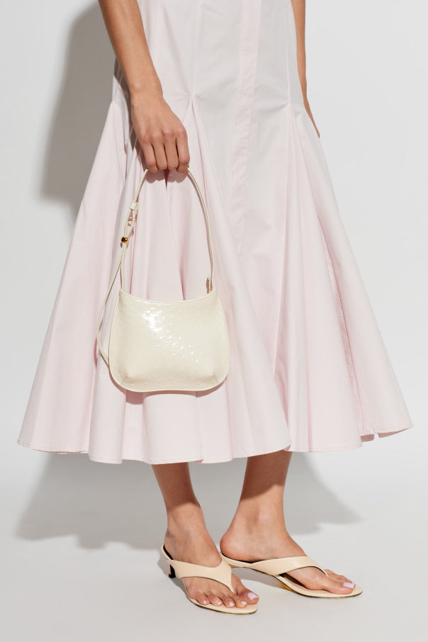 Jacquemus cream "Bisou Small" shoulder bag 2