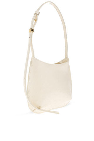 Jacquemus cream "Bisou Small" shoulder bag 4