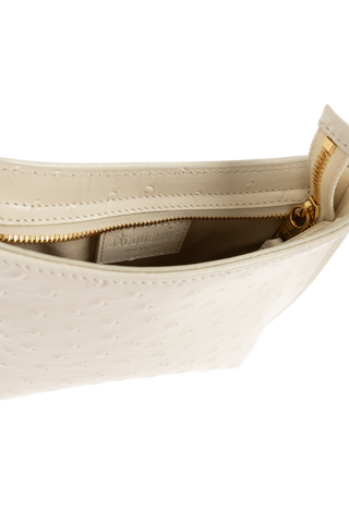 Jacquemus cream "Bisou Small" shoulder bag 5