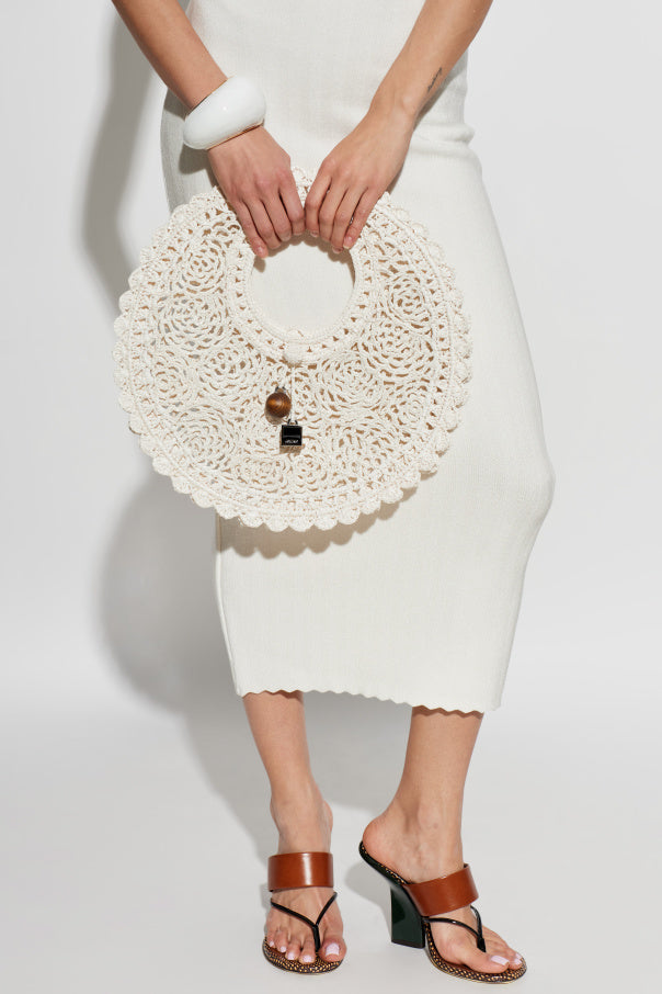 Jacquemus WHITE 'Spiaggia Small' handheld bag 2