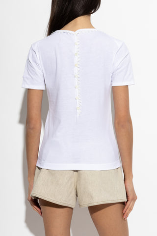 Jacquemus WHITE Crew neck T-shirt 4