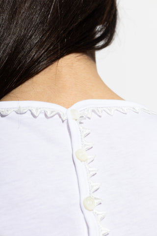 Jacquemus WHITE Crew neck T-shirt 5