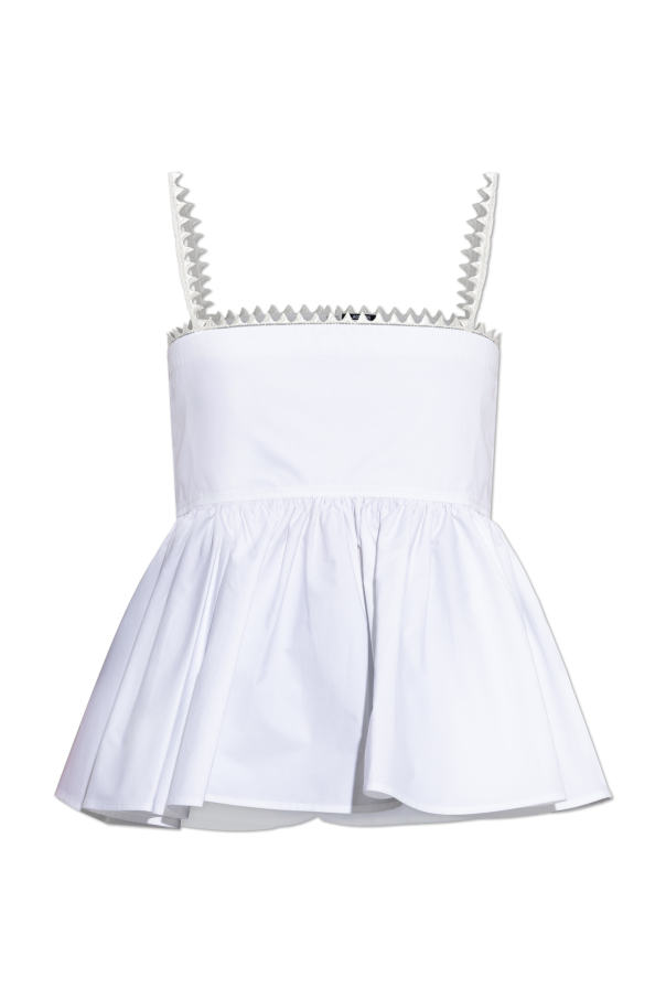 Jacquemus WHITE "Traversin" top 1